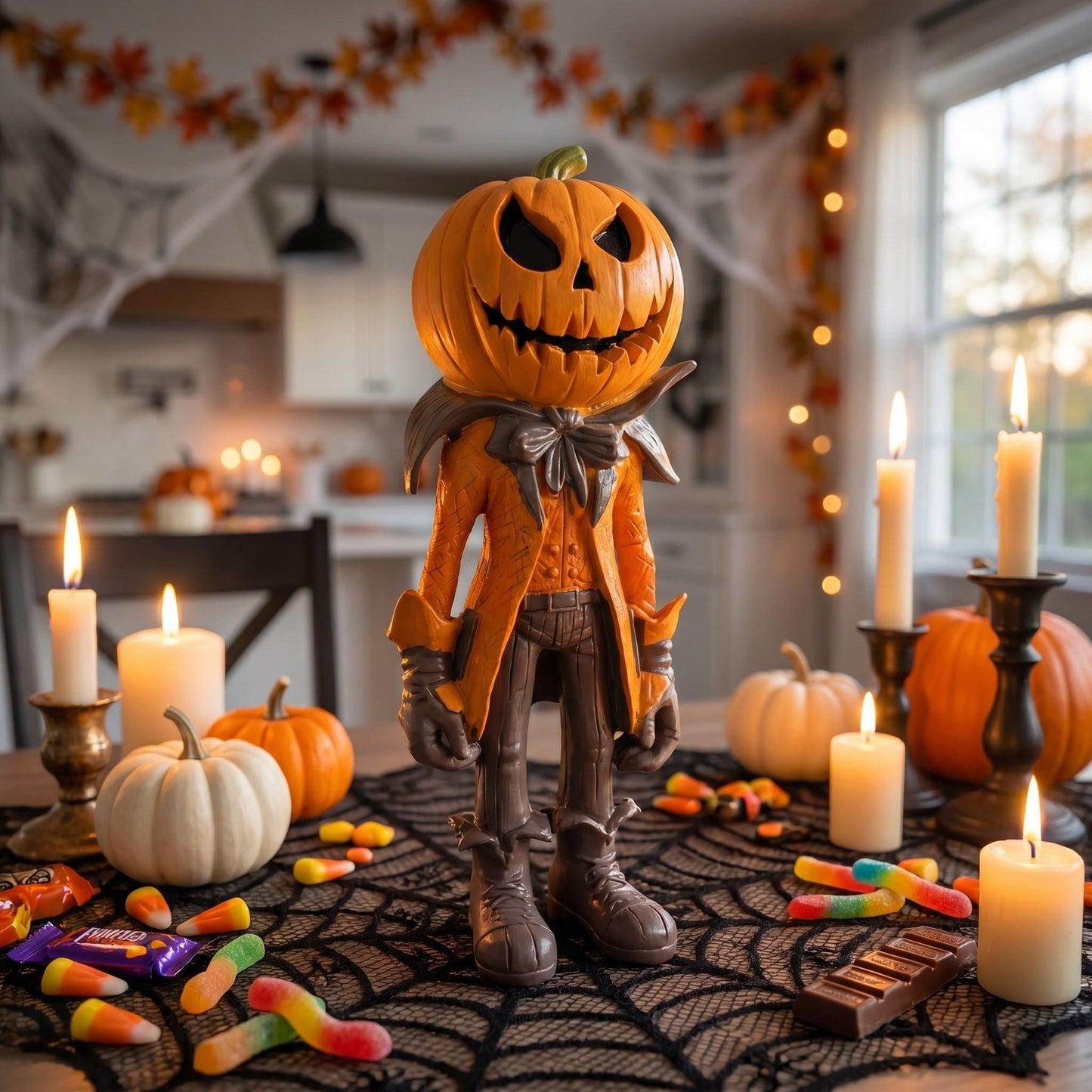 🎁🎉Only $32.99 This Week🌟👻Halloween Pumpkin Man Figurine/Decoration🎃