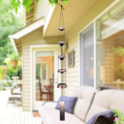 🔔 Quintet Brass Wind Chimes (35-inch)