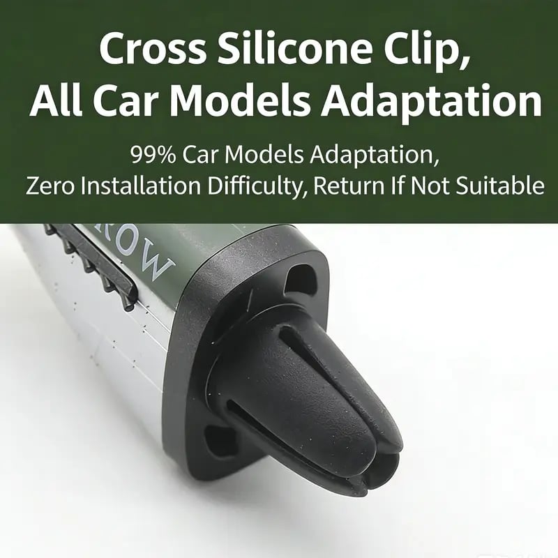 Plane Car Air Freshener | Vintage Fighter Jet Vent Clip for Men