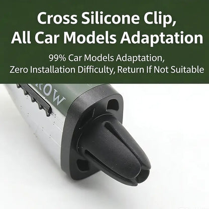 Plane Car Air Freshener | Vintage Fighter Jet Vent Clip for Men