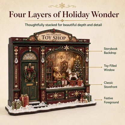 Victorian Toy Shop DIY Craft Kit – Christmas Miniature Decor