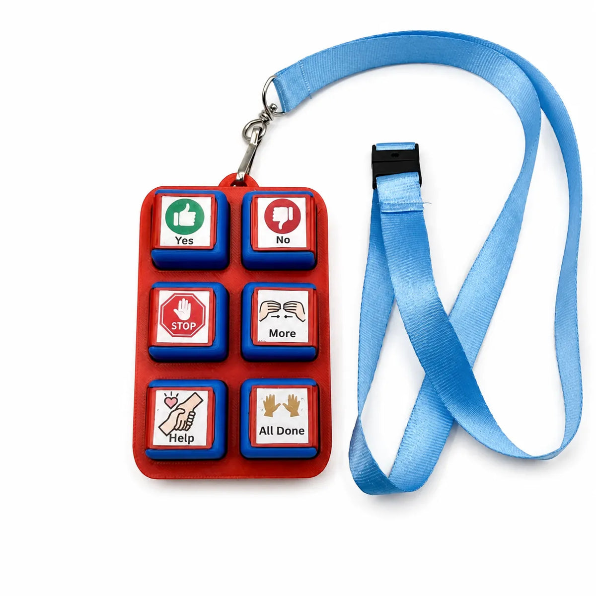 Communication Clicker | Interchangeable Assistive Tool for Special Education & Autism