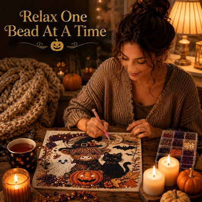 Halloween Pearl Diamond Art DIY Kit—Buy 2 Free Shipping