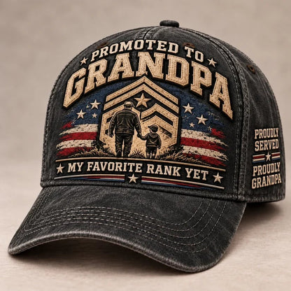 🇺🇸 Forever Our Hero™ – Veteran & Grandpa Tribute Cap | 2 Meaningful Designs 🧢