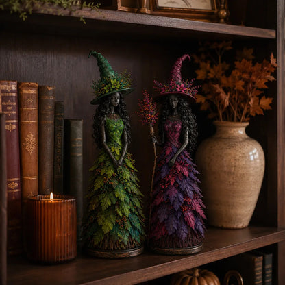 🧙Enchanted Autumn Witch Figurine