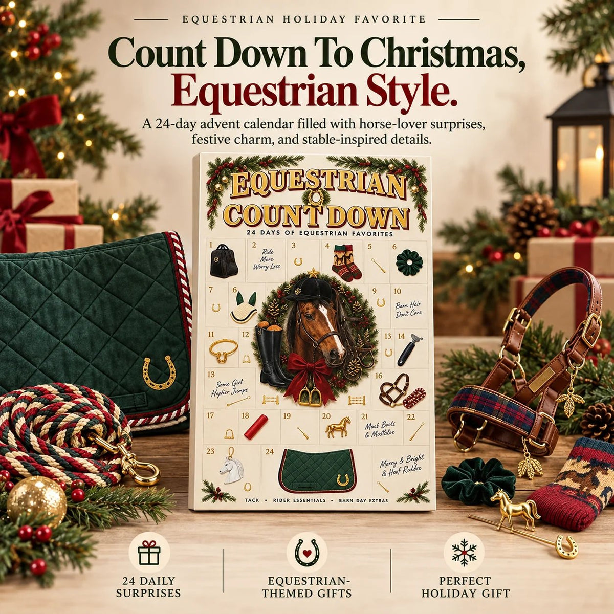 🐴 EquiJoy™ 24-Day Equestrian Advent Calendar