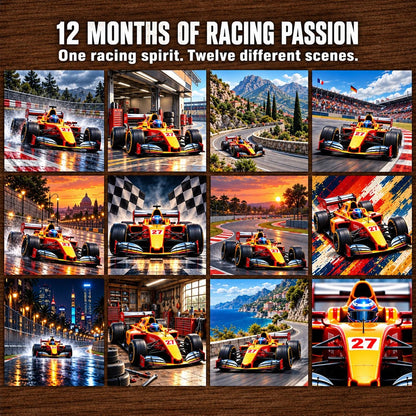 🏁 For the Love of Racing — 2027 Racing Wall Calendar