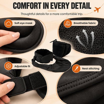 Integrated Travel Sleep Support Kit🧳——All-In-One Sleep Support for Head, Shoulders & Body