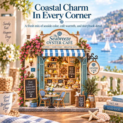 🏡 DIY 3D Miniature Café & Holiday Scene Kit Collection