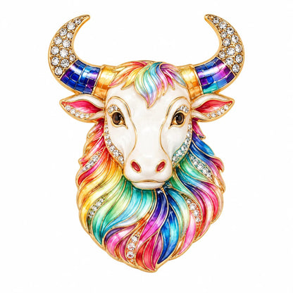 Luxury Zodiac Enamel Brooch – Turn a Simple Blazer into a Statement ✨