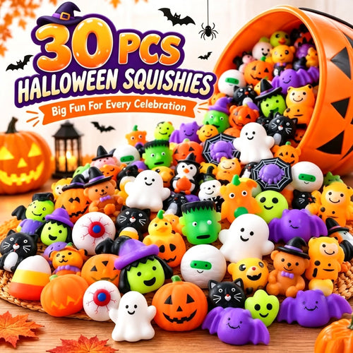 🔥Last Day 50% OFF - 🎃30PCS Halloween Mochi Squishy Toys