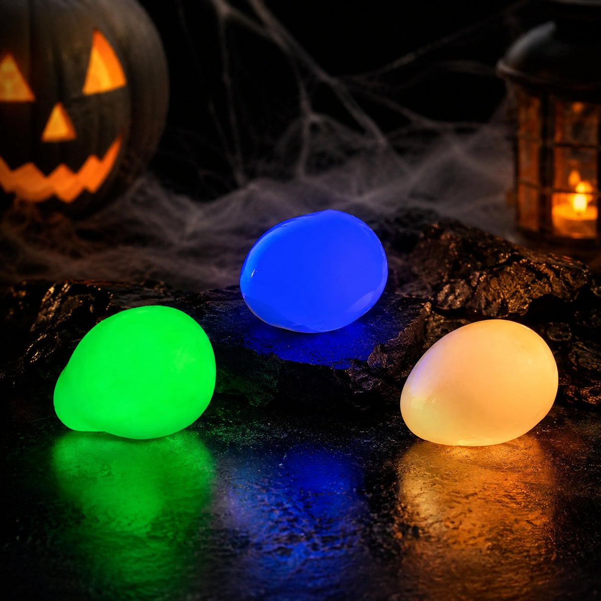 Glow‑in‑the‑Dark Battery‑Free Clown Noses for Halloween Cosplay