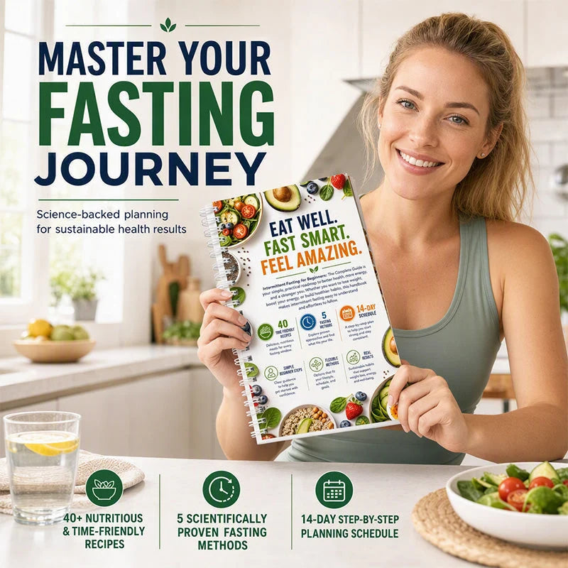 📖🥗 Intermittent Fasting Guide for Beginners – 14-Day Starter Plan with 40+ Recipes