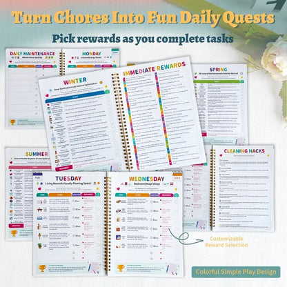 🧠2026 ADHD Cleaning Planner📕Turn Chaos into Calm, One Tiny Step at a Time