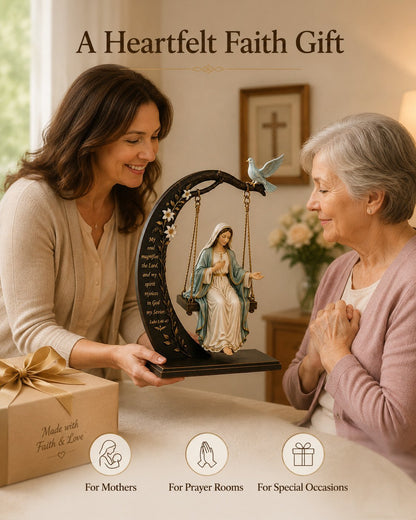 Limited Time Offer Save 50% Today!🔥 Blessed Mary Cradle Swing Sculpture