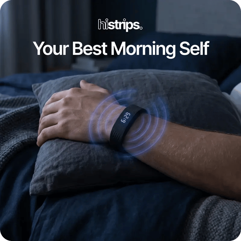 ⌚Vibration Alarm Clock Watch for Sleepers – Gentle Silent Wearable Alarm Wristband, No Noise Personal Wake Up Device for Bedroom & Travel