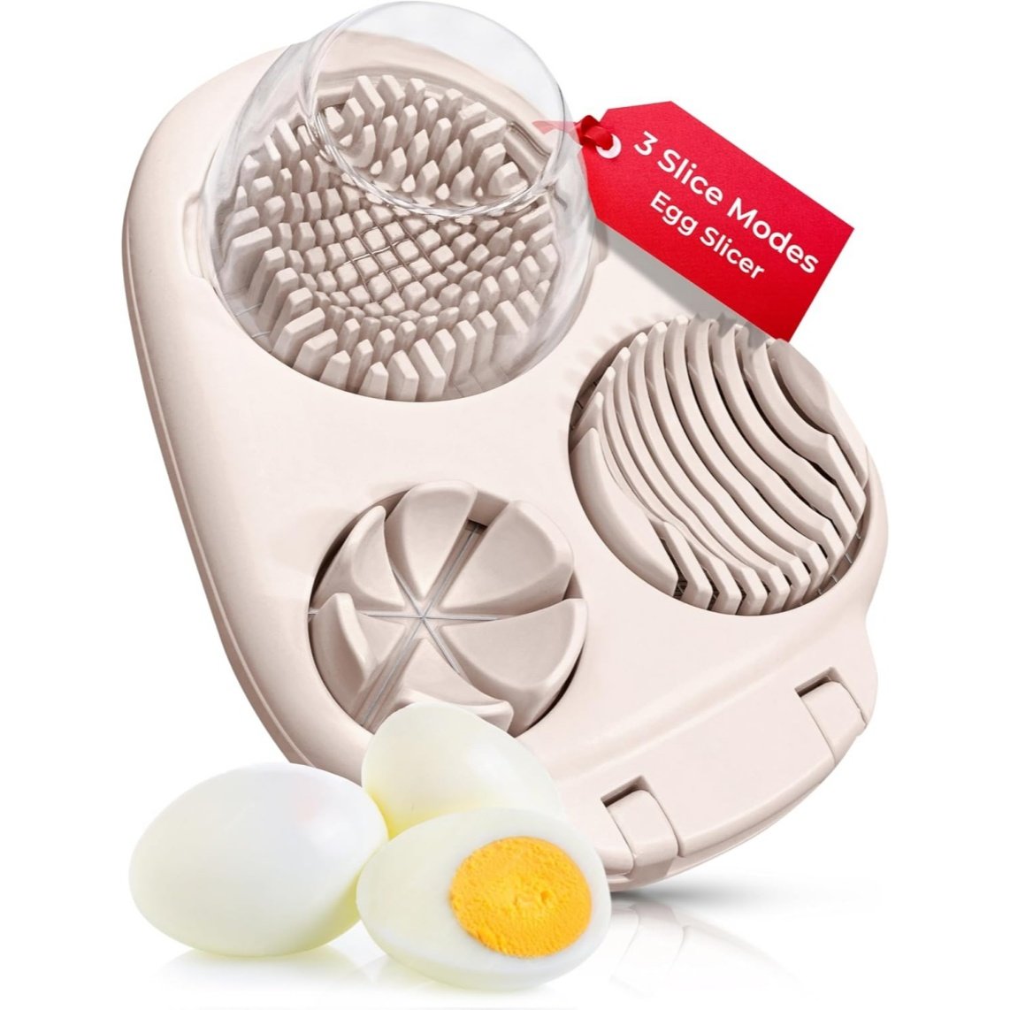 🥗Kitchen Essentials 🔪 3-in-1 Egg Slicer – Dice, Wedge, or Slice