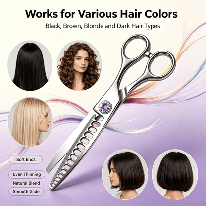Professional Hair Texturizing Thinning Scissors--Stainless Steel Hair Shears