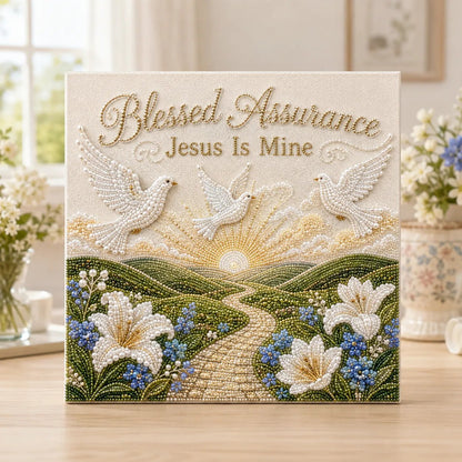 ⏳ Last Day 49% OFF – ✝️ Beginner-Friendly Sacred Hymn Pearl Art Kit Collection | Luxury Christian Hymn Artwork with Scratch-Resistant Non-Fading Pearl Beads DIY Faith-Inspired Decor 🙏✨