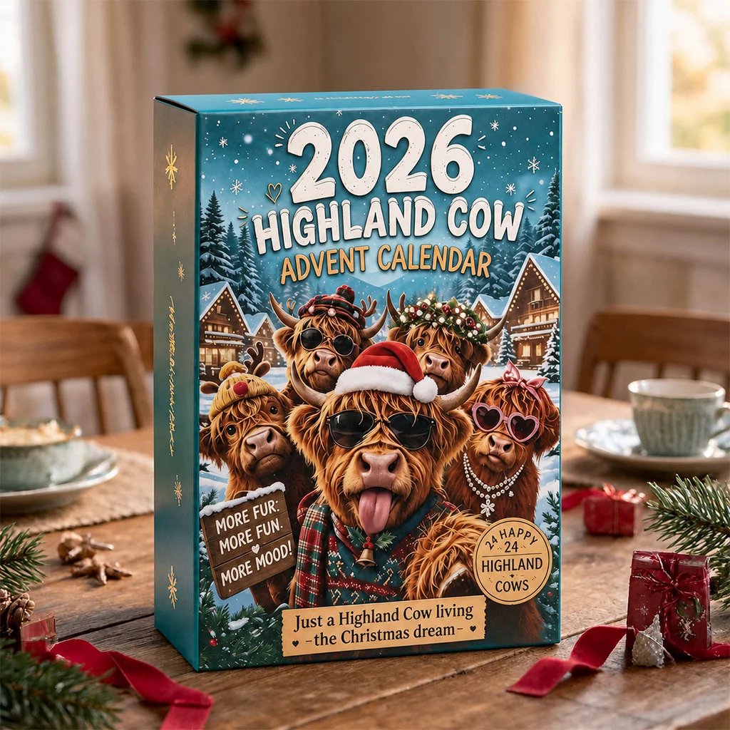 🔥Last Day 49% OFF - 🐂🎁2026 Highland Cow Advent Calendar | Every Day Brings New Surprises(📦Buy 2 Free Shipping)