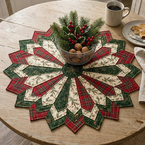 👉🔥💯Christmas Flower Diatomaceous Earth Placemat丨Finished Mat