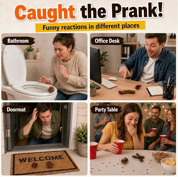 🔥LAST DAY 50% OFF - 💩 PoopPrank™ 5-Pack Realistic Fake Poop Set – Hilarious Gag & Prank Props