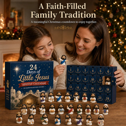 ✝️24 Days of Little Jesus Advent Calendar – 24 Unique Faith-Filled Christmas Surprises✨