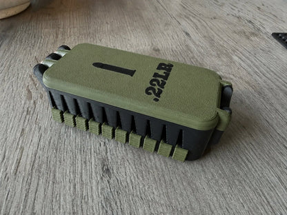 💥🔥Quick Access .22LR Ammo Storage Box – 50 Round Lift-Up Design Cartridge Organizer for Range & Storage