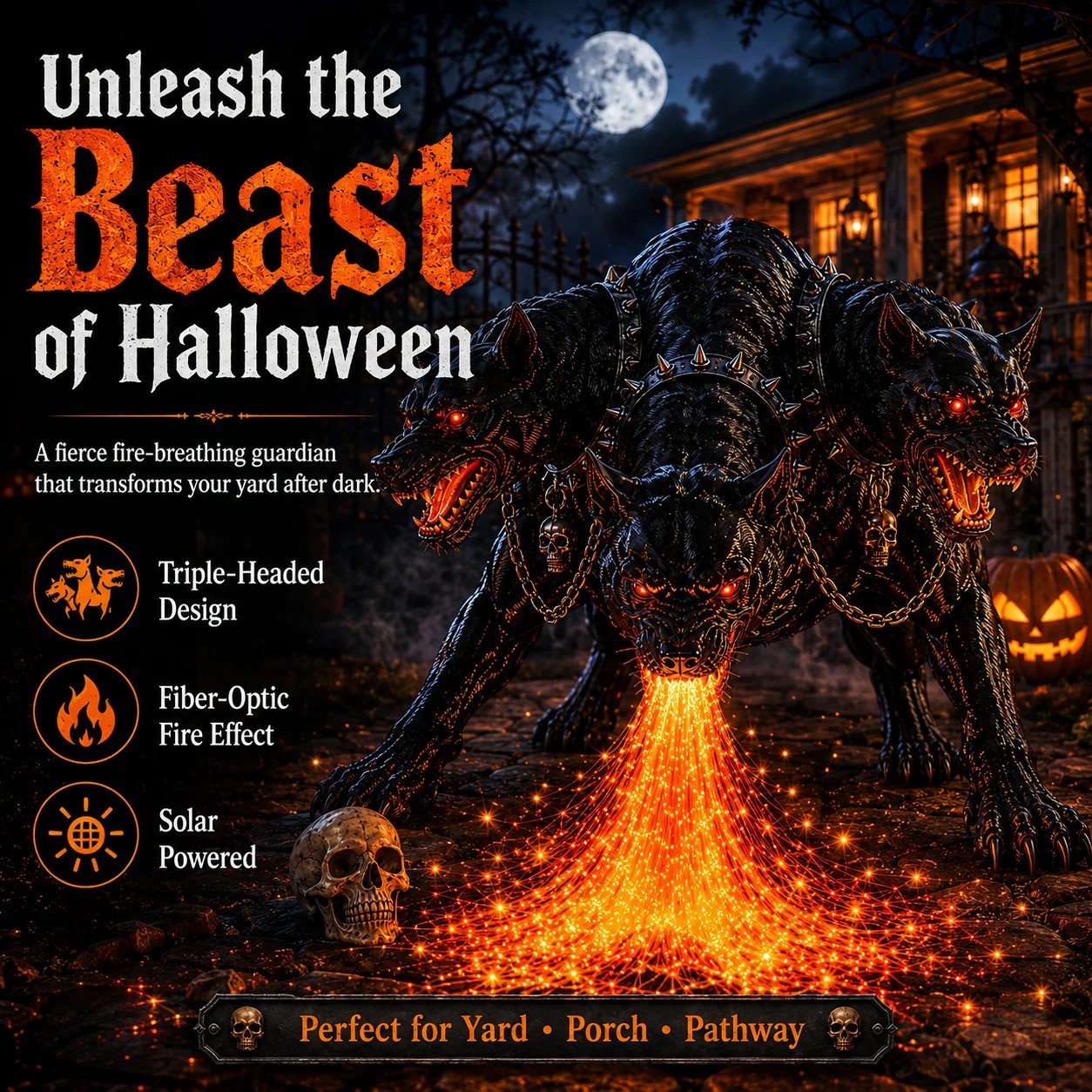 🔥50% Off Last Day🔥 -  Fire-Breathing Solar Garden Light