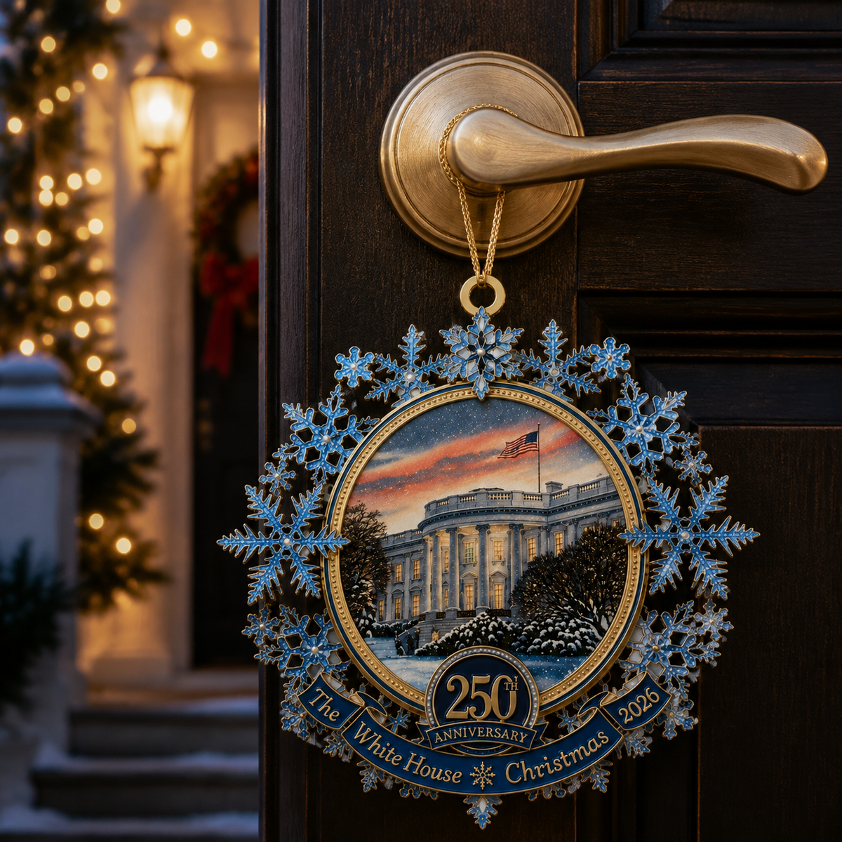 White House 250th Anniversary Christmas Commemorative Ornament – Limited Edition