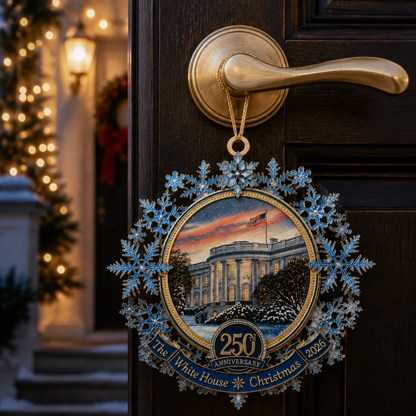 White House 250th Anniversary Christmas Commemorative Ornament – Limited Edition