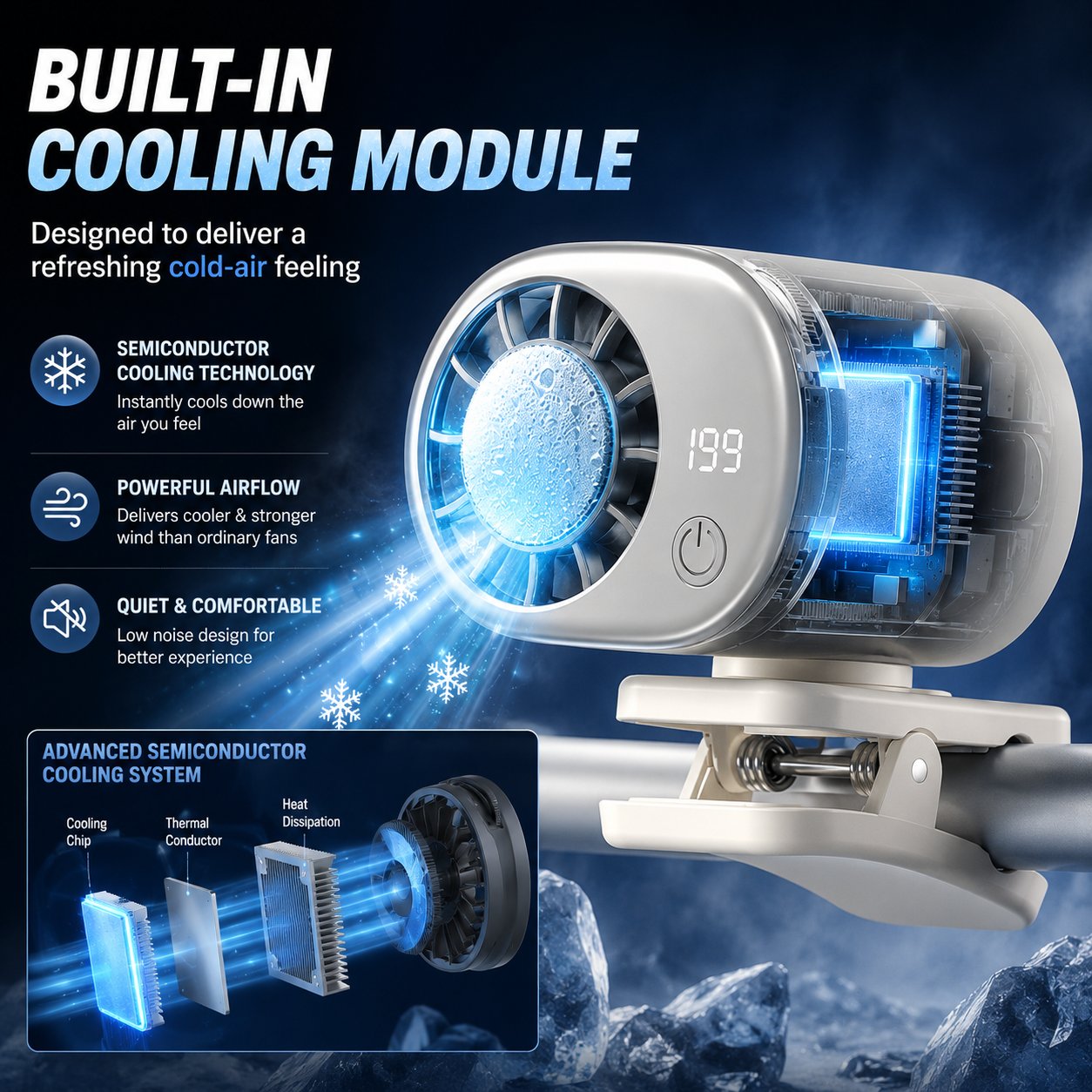 ArcticClip Portable Cooling Fan