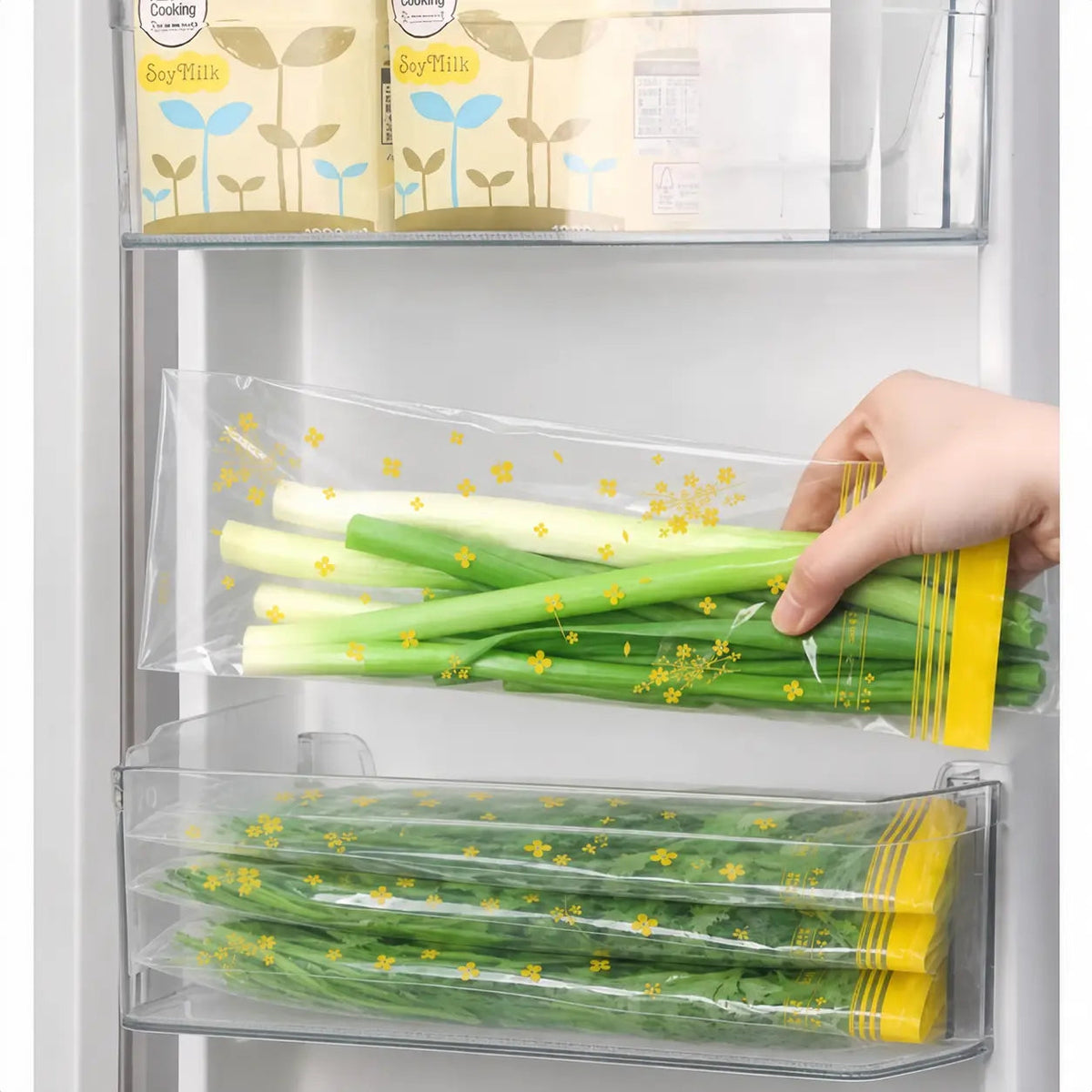 15PCS double-seal reusable produce storage pouches – product image 9