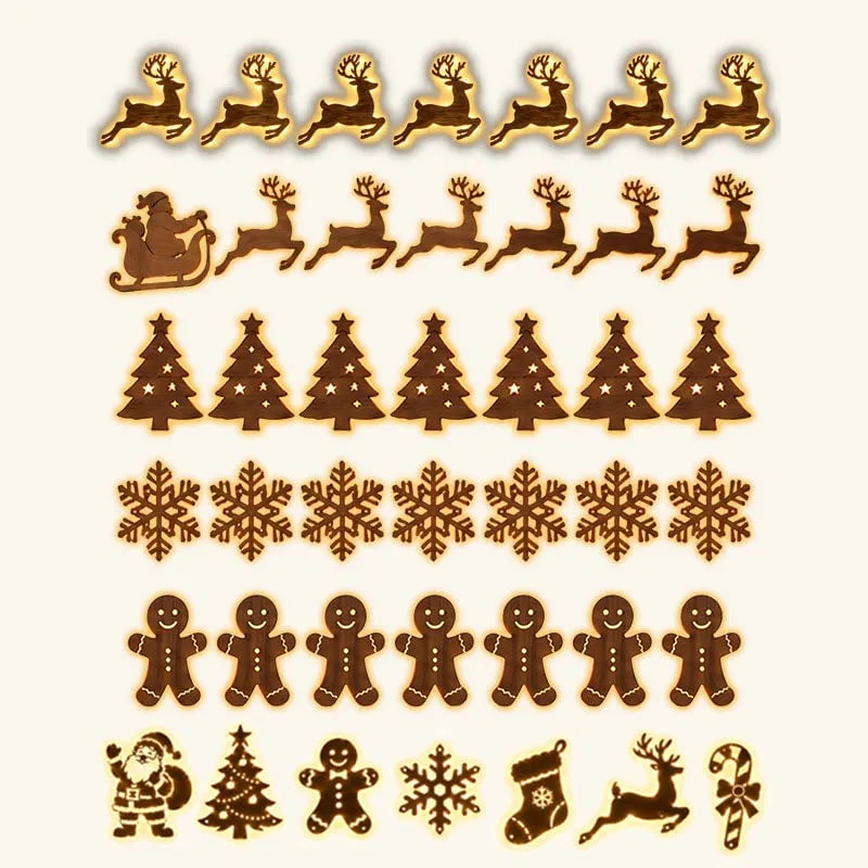 🎄 LED Reindeer Wall Decorations - ✨Festive Christmas Lighting
