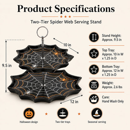 Two-Tier Ghost Serving Stand