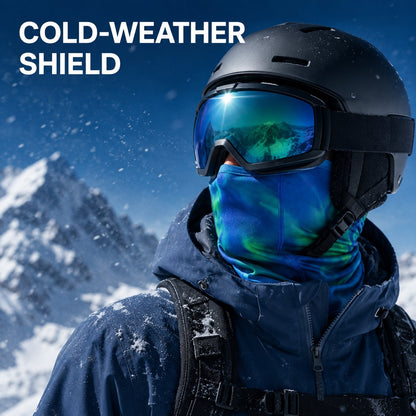 Outdoor Gradient Temperature-Sensitive Color-Changing Balaclava