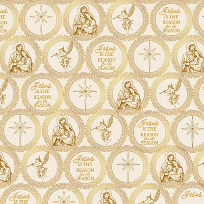 ✝️ Jesus Is The Reason For The Season – Christian Christmas Wrapping Paper 🎄🎁