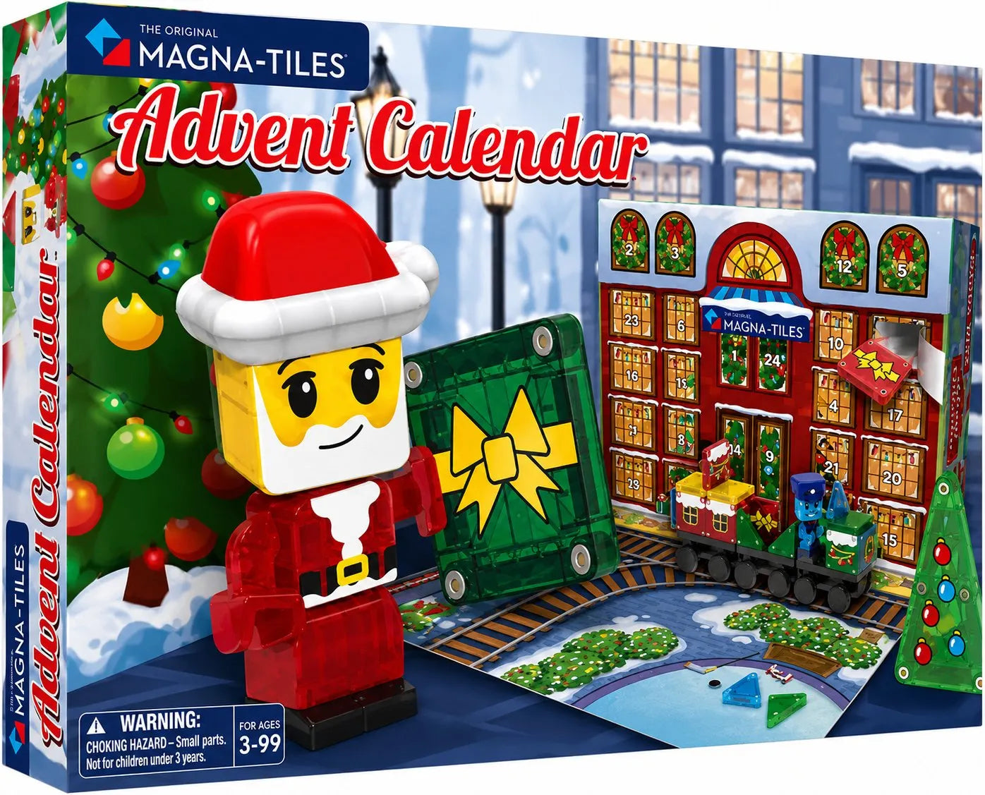 🎁Last Day Promotion 49% OFF🔥Magnetic Holiday Builder Advent Calendar – 34-Piece Creative Play Set