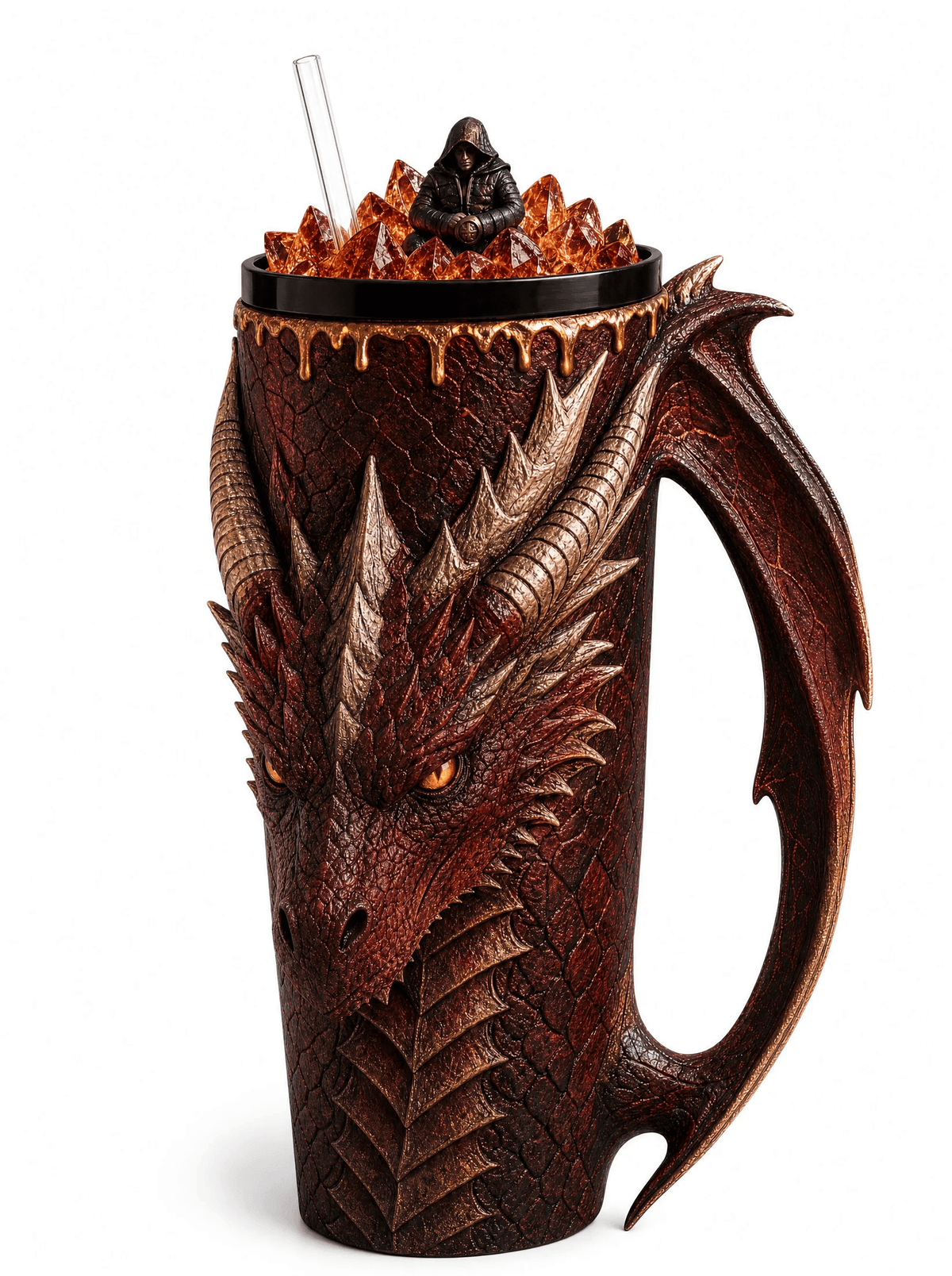 Dragon-Scale Insulated Tumbler – 5 Fantasy Collectible Styles