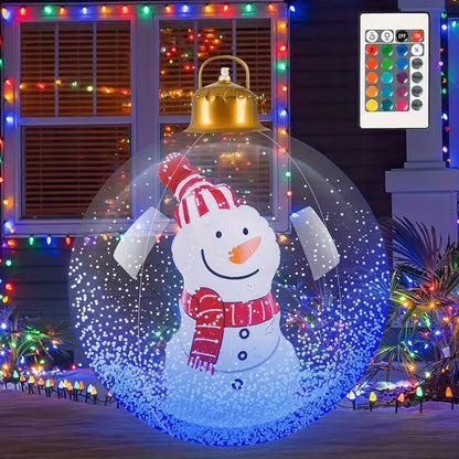 Glowing Christmas Ball, Outdoor Decoration With LED Lights