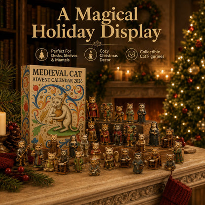 🐱 Medieval Cat Advent Calendar 2026 – 24 Historic Cat Charms