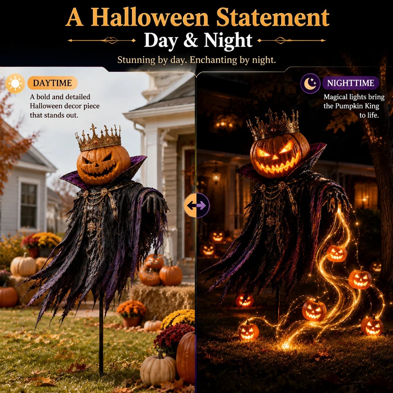 🎁Today 49% OFF🎁🎃Flowing LED Halloween Yard Light
