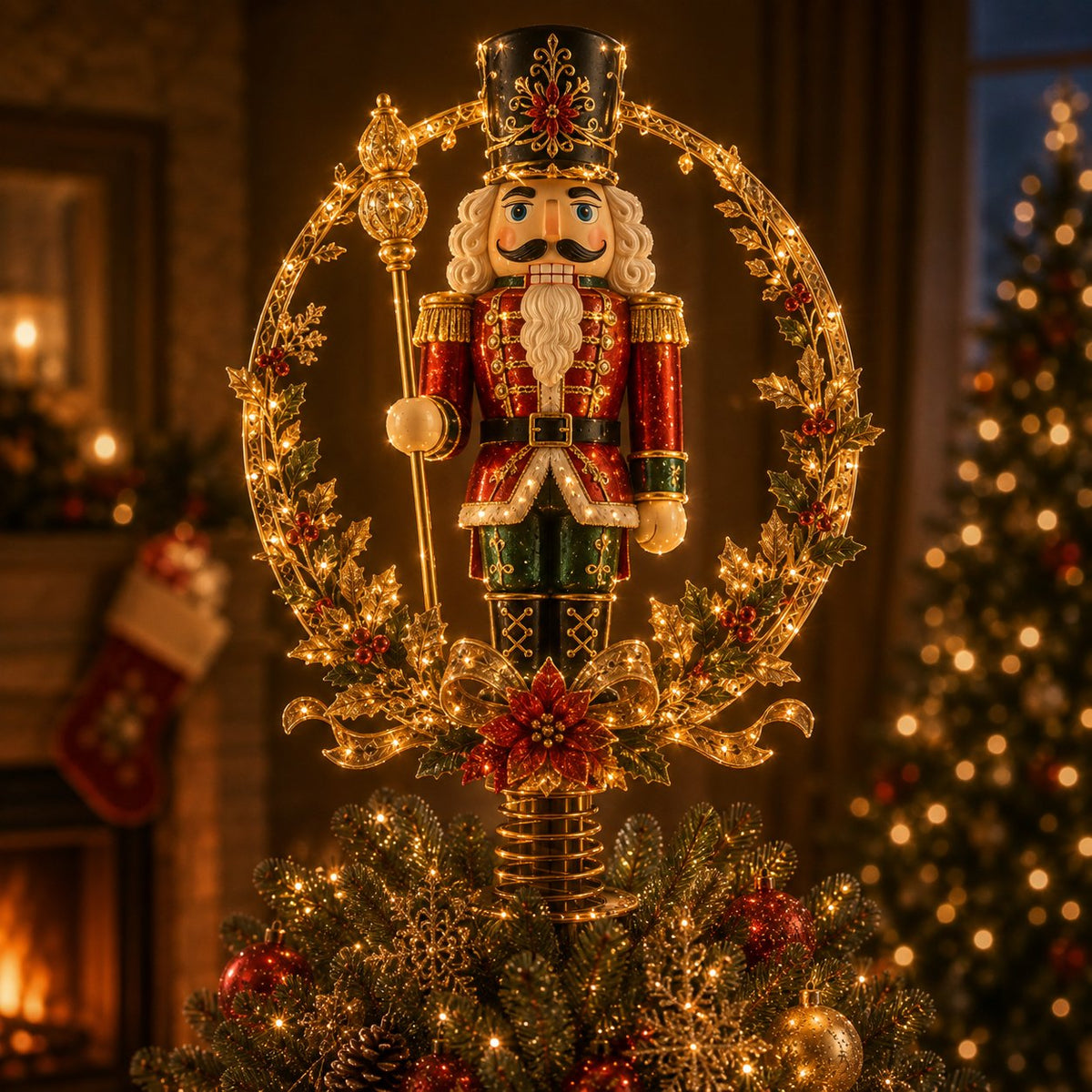 Lighted Christmas Tree Topper Collection – 7 Festive Character Designs
