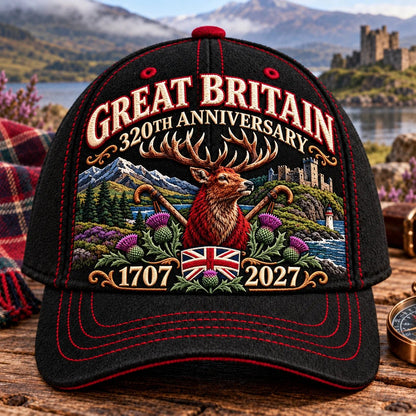 🔥LAST DAY 49% OFF - 👑🇬🇧 Great Britain 320th Anniversary Heritage Cap | 100% Cotton • Detailed Embroidery