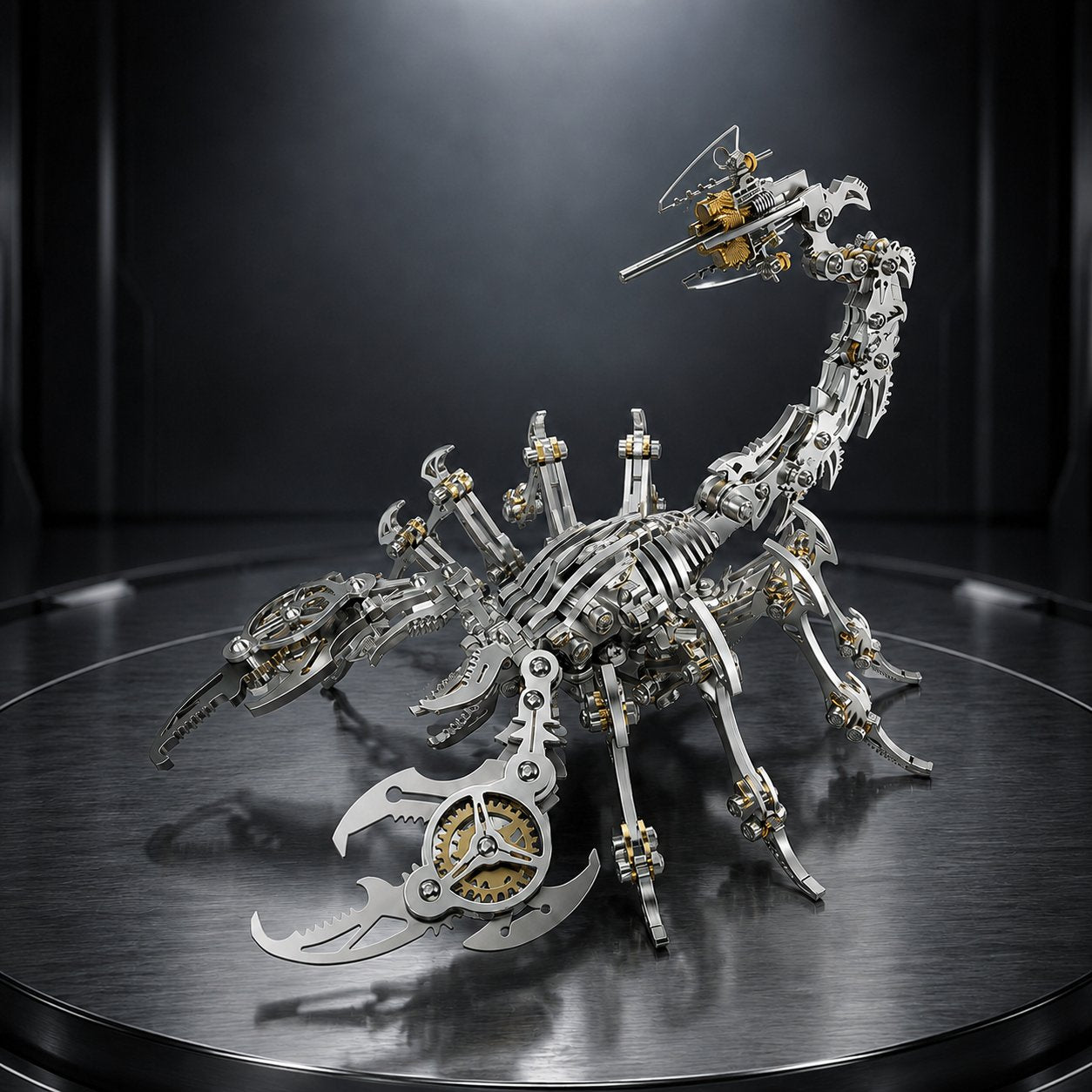 🦂 Build Your Own Mechanical Scorpion — A Steampunk Metal Puzzle Kit That Turns Into A Stunning Desk Art Piece