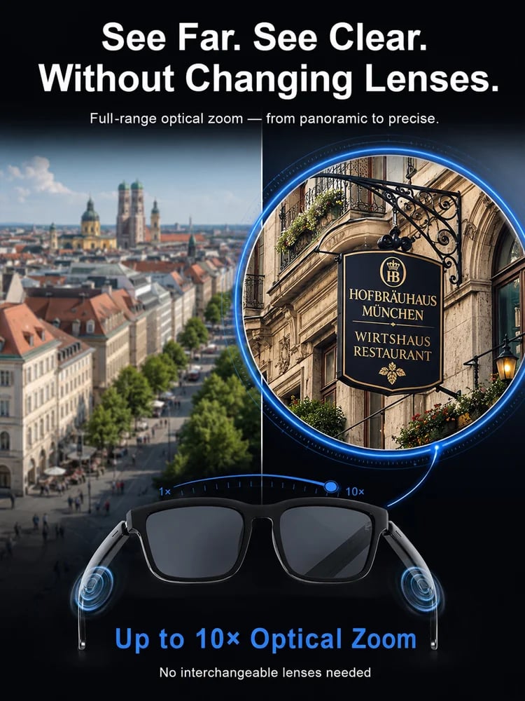 PulseAI Smart Audio Shades 🕶️🎧