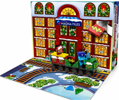🎁Last Day Promotion 49% OFF🔥Magnetic Holiday Builder Advent Calendar – 34-Piece Creative Play Set