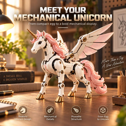 🥚🦄 UnicornMorph – Egg to Unicorn Transforming Mechanical Toy