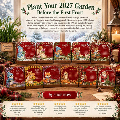 🎄🗓️ Christmas Limited-Edition-49% OFF — 🪴✨ 2027 Eco-Friendly Plantable 'Eternal' Seed Calendar