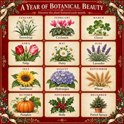 🎄🗓️ Christmas Limited-Edition-49% OFF — 🪴✨ 2027 Eco-Friendly Plantable 'Eternal' Seed Calendar